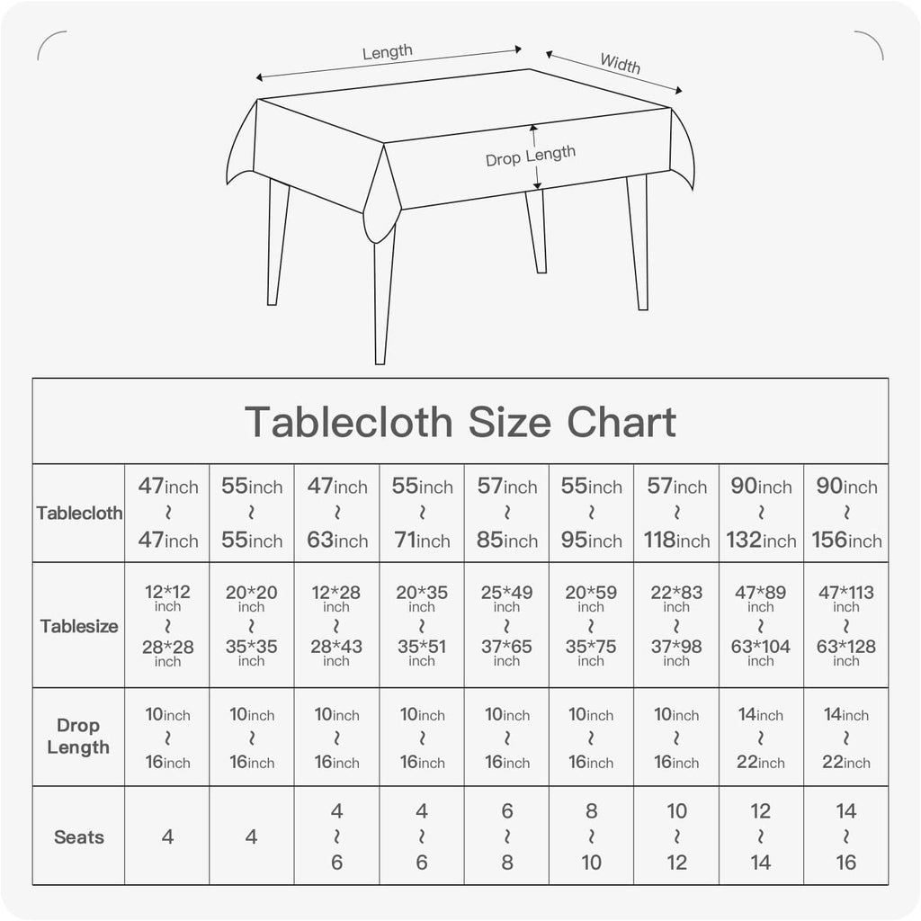 BALCONY & FALCON Rectangle Tablecloth Washable Wrinkle Resistant and Water Proof Table Cloth Decorative Linen Fabric Tablecloths for Dining Parties Kitchen Wedding and Outdoor Use(Brown, 57x118)