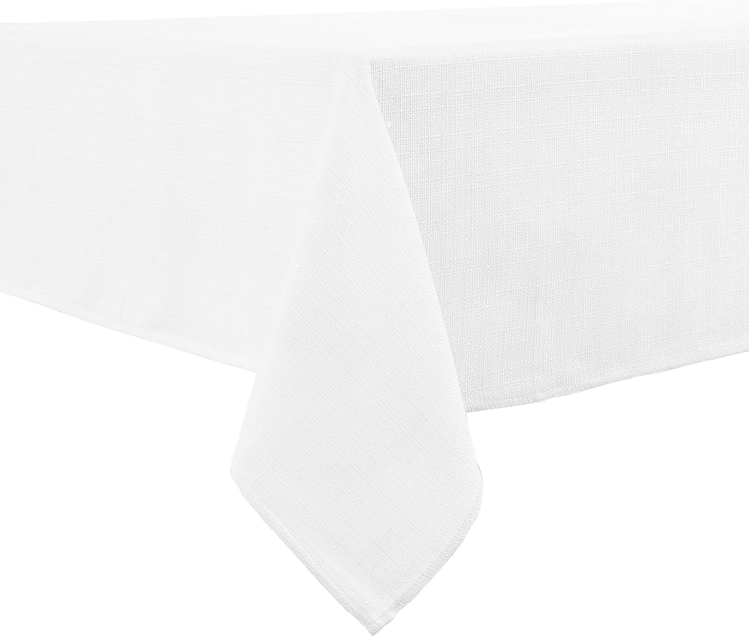 BALCONY & FALCON Rectangle Tablecloth Washable Wrinkle Resistant and Water Proof Table Cloth Decorative Linen Fabric Tablecloths for Dining Parties Kitchen Wedding and Outdoor Use(Brown, 57x118)