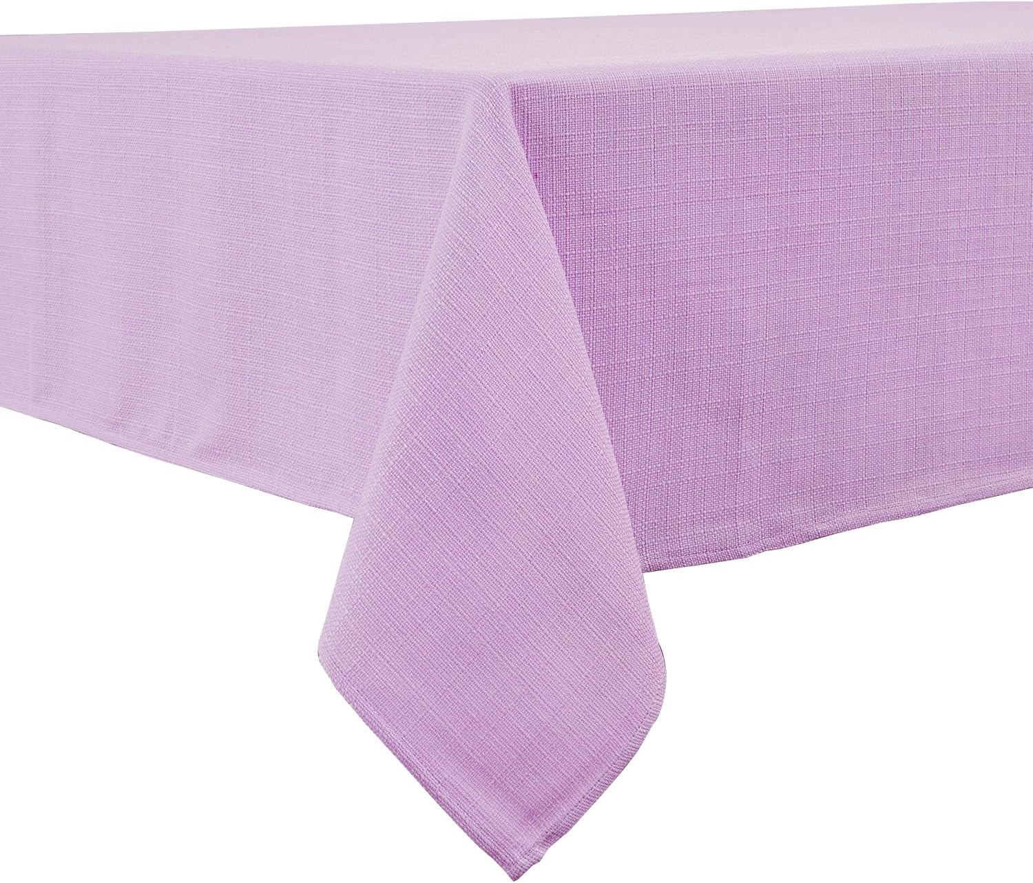 BALCONY & FALCON Rectangle Tablecloth Washable Wrinkle Resistant and Water Proof Table Cloth Decorative Linen Fabric Tablecloths for Dining Parties Kitchen Wedding and Outdoor Use(Brown, 57x118)