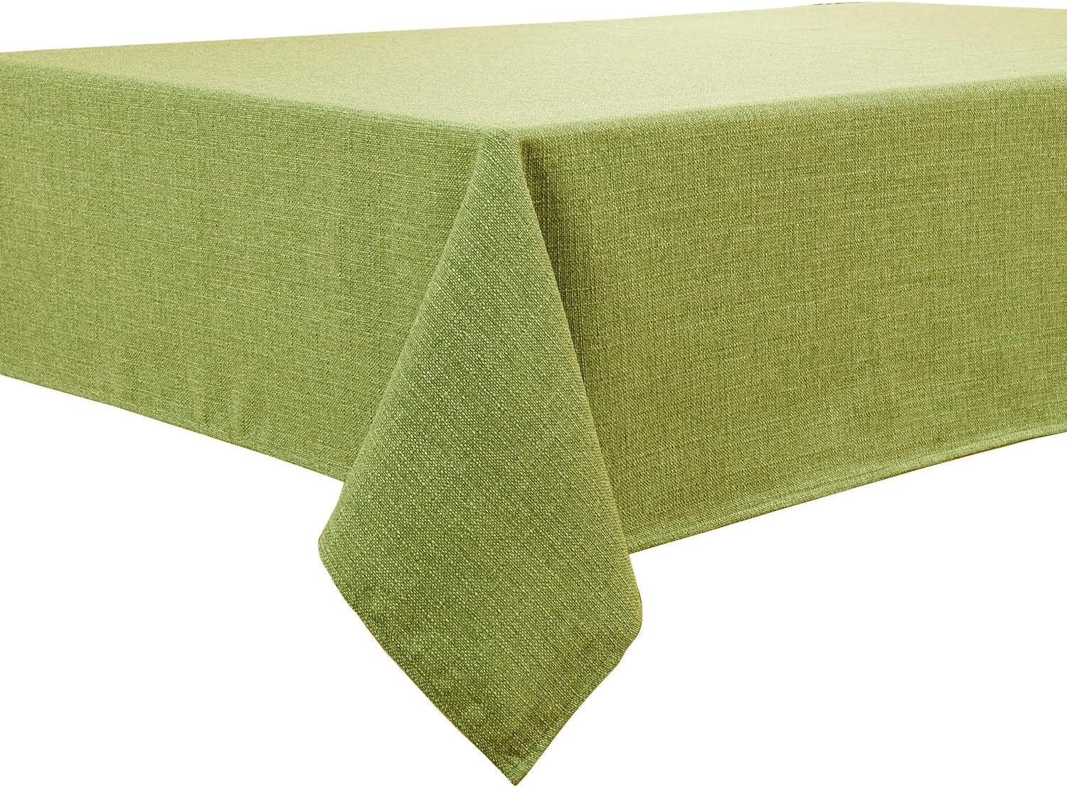 BALCONY & FALCON Rectangle Tablecloth Washable Wrinkle Resistant and Water Proof Table Cloth Decorative Linen Fabric Tablecloths for Dining Parties Kitchen Wedding and Outdoor Use(Brown, 57x118)
