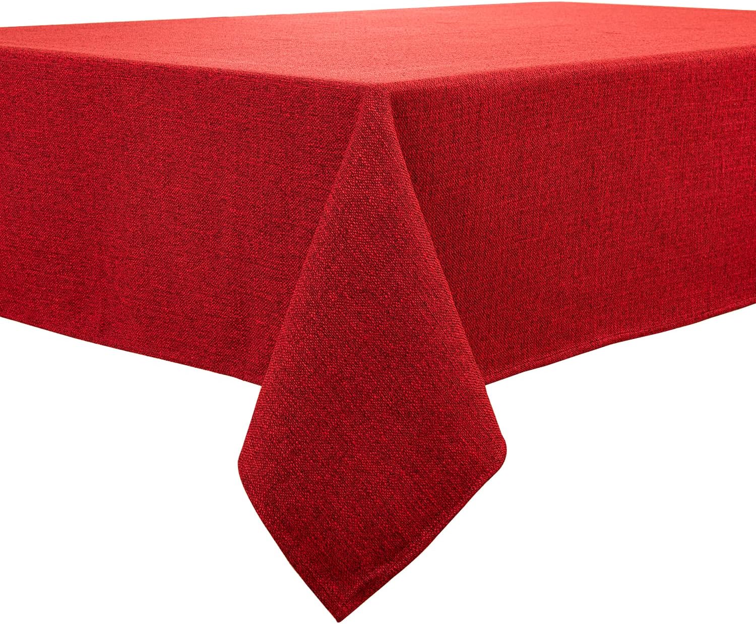 BALCONY & FALCON Rectangle Tablecloth Washable Wrinkle Resistant and Water Proof Table Cloth Decorative Linen Fabric Tablecloths for Dining Parties Kitchen Wedding and Outdoor Use(Brown, 57x118)