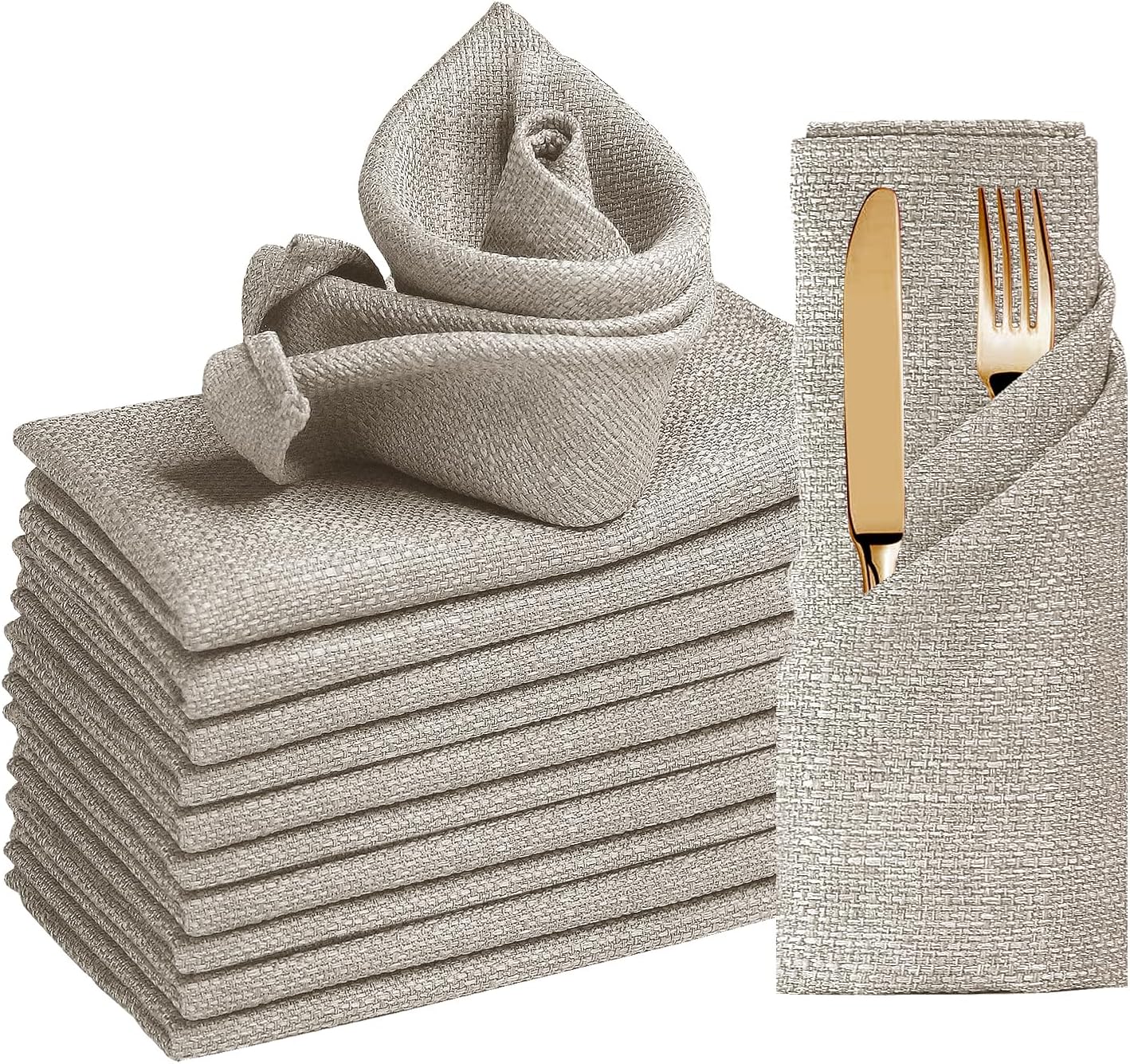 BALCONY & FALCON Rectangle Tablecloth Washable Wrinkle Resistant and Water Proof Table Cloth Decorative Linen Fabric Tablecloths for Dining Parties Kitchen Wedding and Outdoor Use(Brown, 57x118)